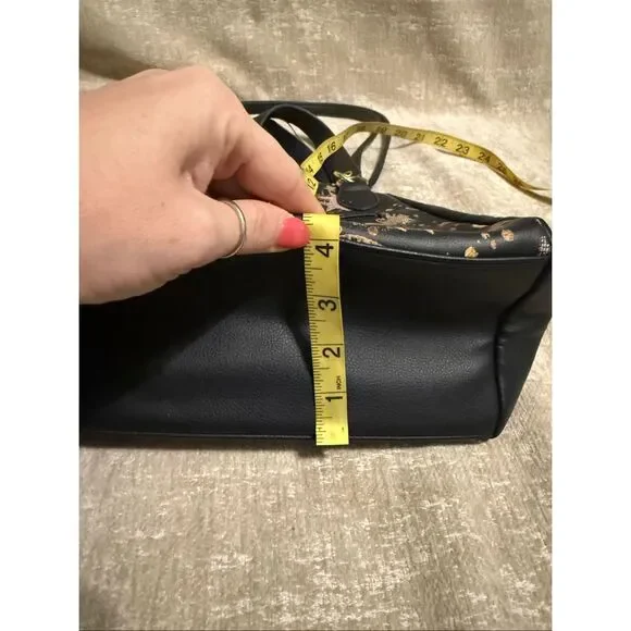 Betsey Johnson Black and Gold Starry Satchel - Picture 14 of 14